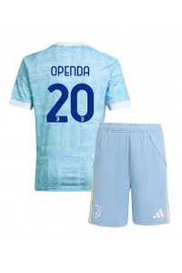 Juventus Lois Openda #20 Babytruitje Uit tenue Kind 2025-26 Korte Mouw (+ Korte broeken)